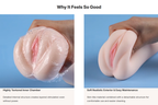 AeroPulse Realistic Sleeve with Vacuum Suction