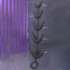 Men And Women's Extra Long Large Opening Bead Anal Plug Vestibule Anal Masturbator Alternative Toy Adult Sex Toy