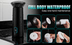 9 Suction Modes & Powerful Vibration 2.8x Wide Sleeve Electric Male Masturbator Cup