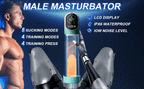 Electric Penis Pump with mini Pocket Pussy 2 in 1 Vacuum Pump for ED Treatment with 5 Suction Modes