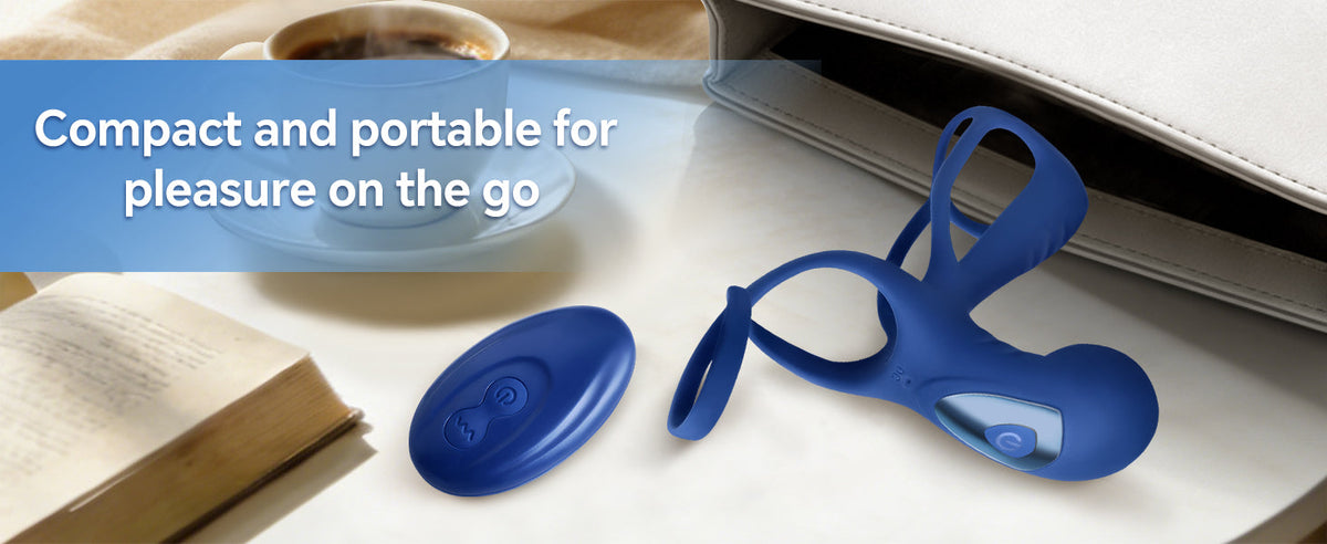 Powerful Multi-speed Rechargeable Vibrating Cock Ring – Stretchy Design For Delayed Ejaculation