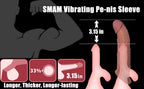 8 Inch Vibrating Penis Sleeve with 10 Vibration Modes