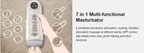 Baymax 10 Suction Vibrations One-button Activation APP-controlled Multi-point Massage Male Masturbator