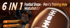 Men's football-shaped masturbator, 12 vibration modes, 3D TPE realistic inner sleeve.