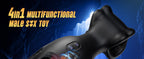 9X Licking Vibrating Double-Ended Penis Trainer 360° Wrapped Stimulation Male Masturbator