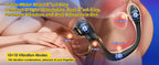 Double Penis Ring Stimulate Erection 10X Vibrating Cock Ring
