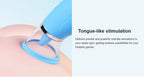 Sierra 4 Suction Intensity 9 Tongue-licking & Vibrating Clit Nipple Stimulator