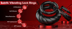 Mighty Grip - 10 Frequency Vibration Dual Limitation Silicone Penis Ring