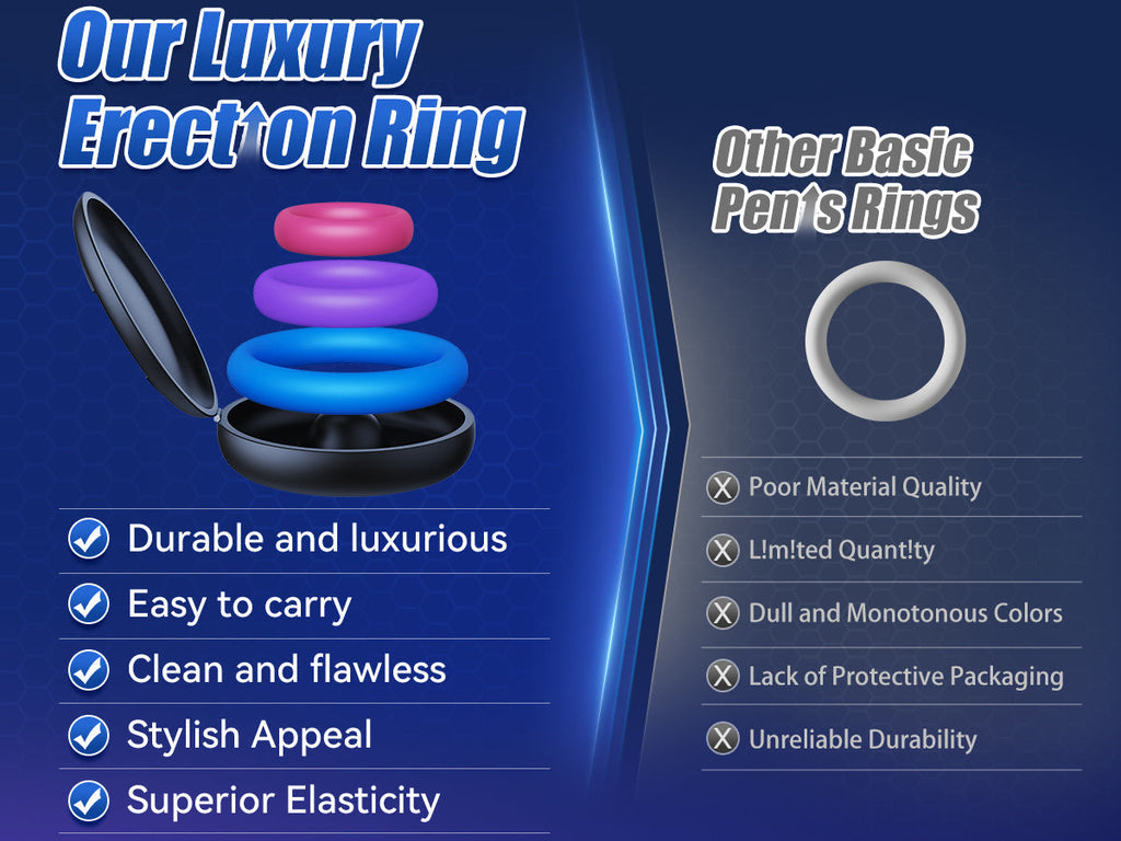 PowerLoop Colored Silicone Cock Ring Set