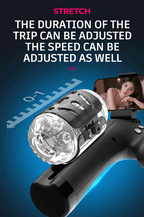 Toyshcool Hands-Free Male Masturbator with Adjustable Stroke & Sleeve Tightness