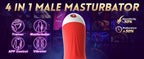 9X Training Stroker with App Remote Control Penis Vibrator
