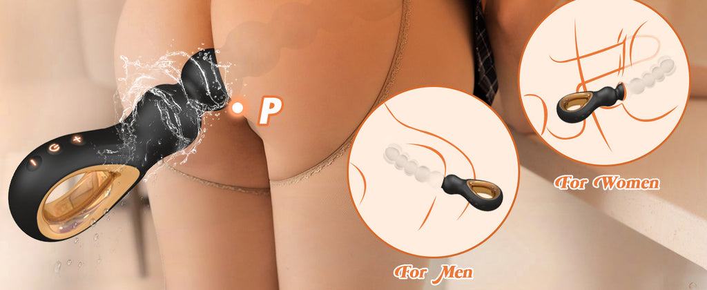 Beadwave 10x Modes Prostate Massager Flexible Anal Beads