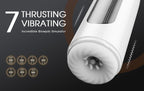 Wearable 7 Thrusting & Vibrating Heating Vocable Multifunctional Masturbator
