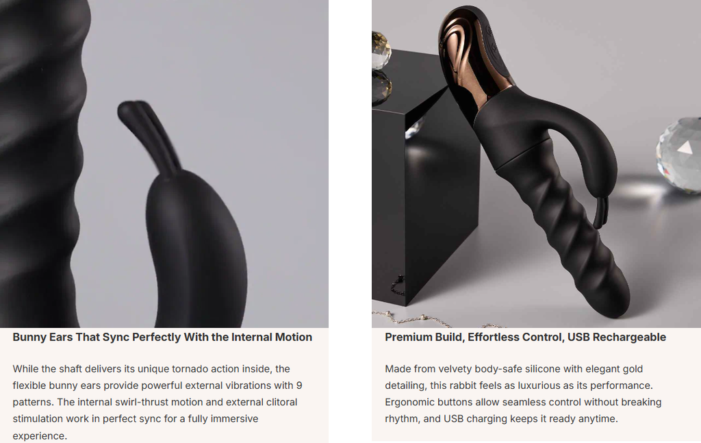 Amazing Vortina 360° Rotating & Thrusting Vibrator
