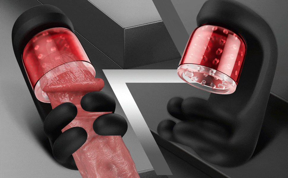 Evanza Finger 2.0 Penis Vibrators – 9 Vibration 9 Pinch & 9 Rotation Glans Trainer