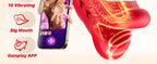 New 4 in 1 Waving Blowjog Trainer Wave Tongue Motion Penis Vibrator