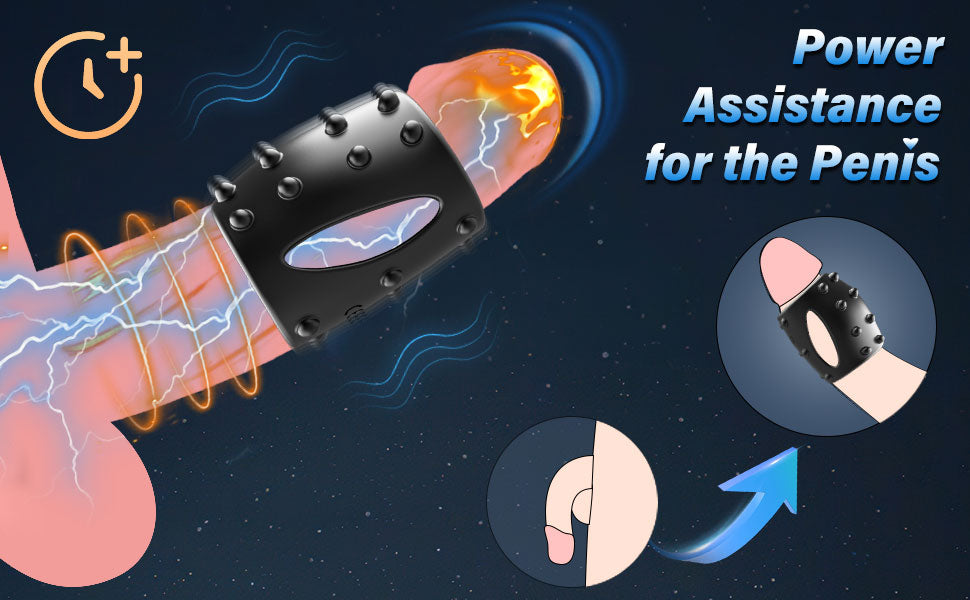 Penis Enlarger Ring Vaginal Extra Stimulation Vibrating Cock Ring