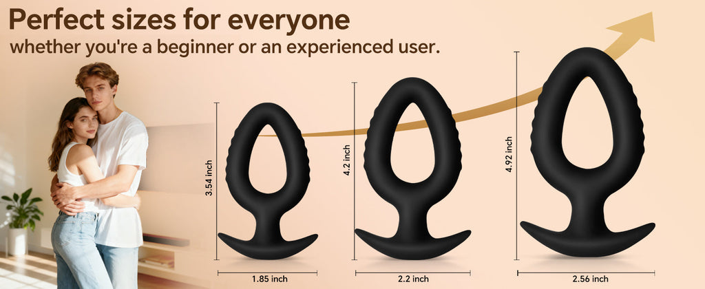 Pop Plugs 3 Piece Silicone Anal Trainer Set