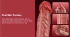 Colt - 9.84 In Swinging & Thrusting & Heating Dildo with Large Rounded Glans Real Skin