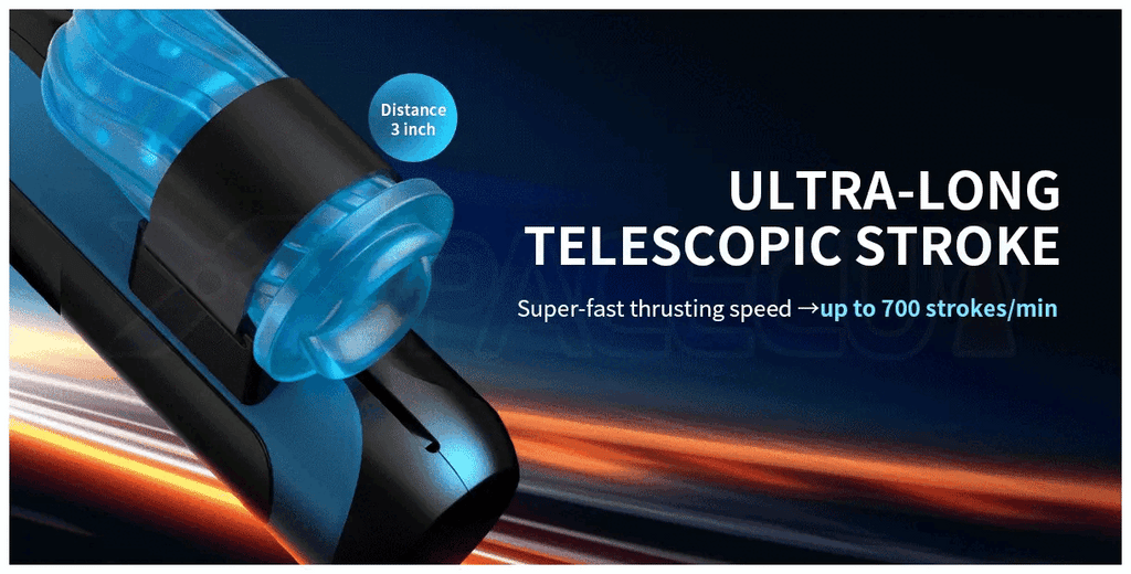 EASY.LOVE Skylon Deep Throat Thrusting Sucking Vibration Telescopic Masturbator