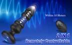 APP Remote Control 12 Vibrating & Thrusting Prostate Massager Anal Toys