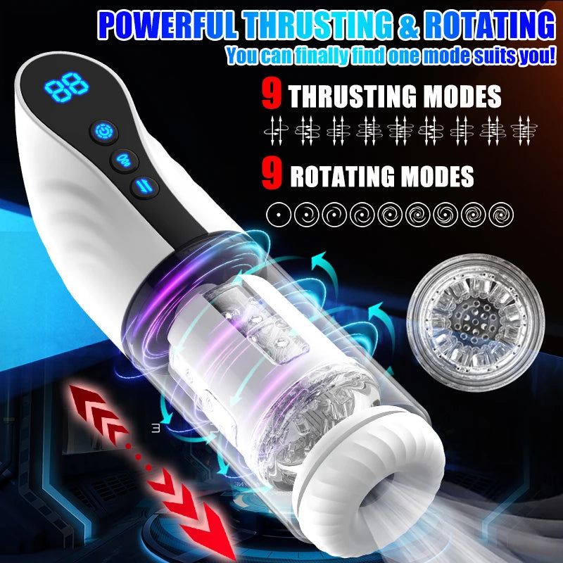 HGOD Cyclone 9 Sucking Rotating&Thrusting Male Masturbator