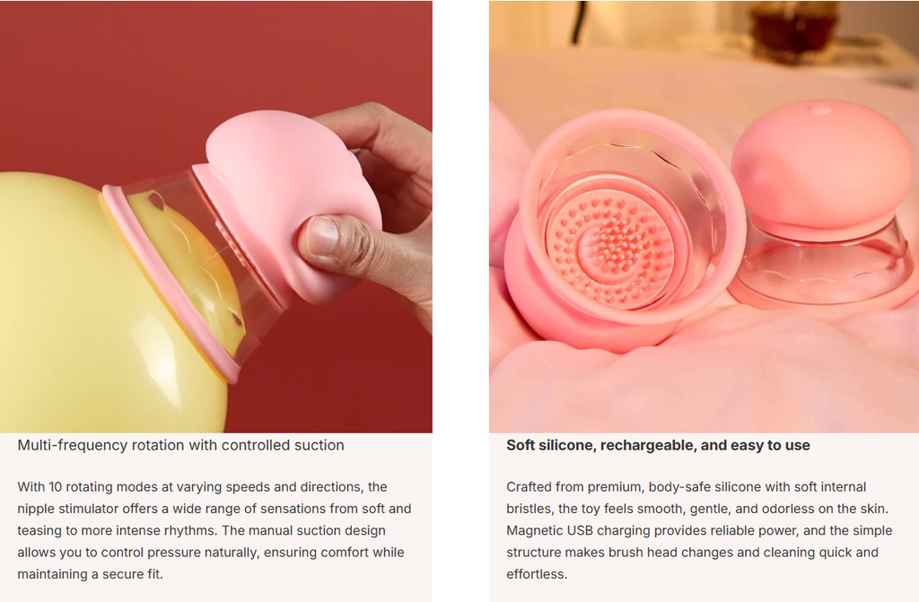 Lip Lock Breast Stimulator for Women