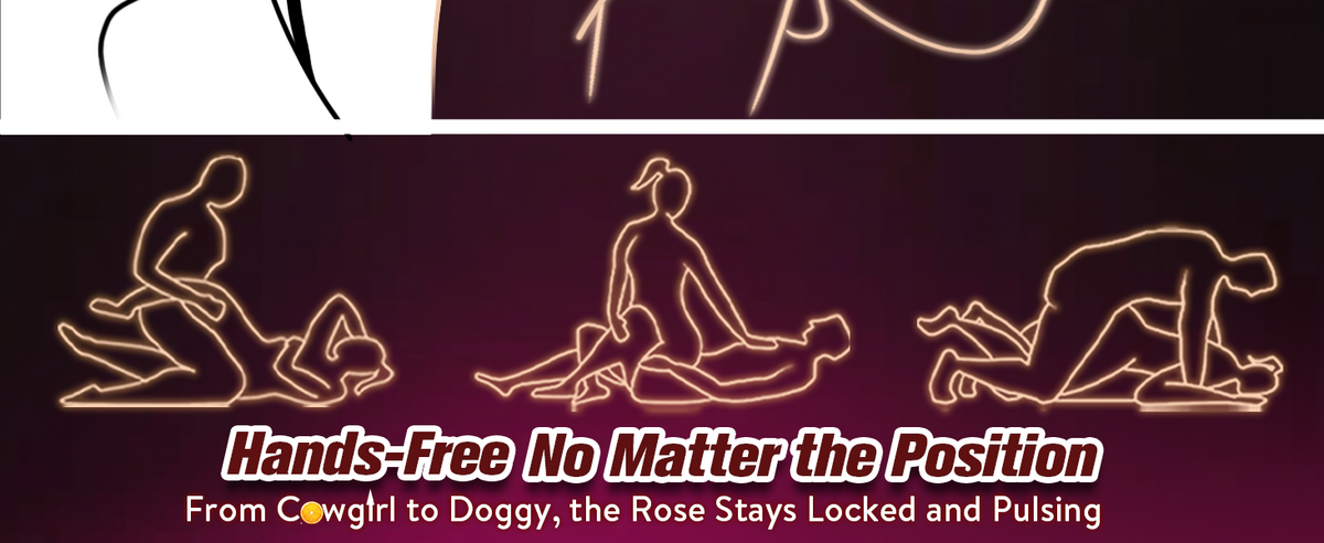 Couples Rose App Remote Control Wearable Vibrator