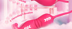 3 In 1 Rose Toy Clit Licking Toy Dildo Tongue G Spot Clitoral Nipple Vibrator