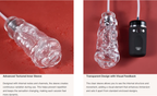 Longe Vortex Pump Vacuum Suction Masturbator with Vibration
