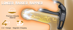 4-in-1 Ultimate Rabbit Clitoris Vibrating Cock Ring