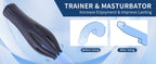 10X Vibration 3-in-1 Penis Massager for Masturbation Prolong Endurance and Massage