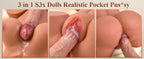 Daniela - Realistic Butt Latina Sex Torso Toy – Valentina Morena Soft Latex Breast & Hip Design