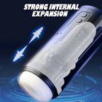 Vaginal Masturbation Cup Automatic Thrust Vibrating Orgasm Masturbator Machine Real Pussy Blowjob