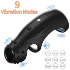 10 Vibrating Cock Ring with G-spot Stimulation and Remote Control