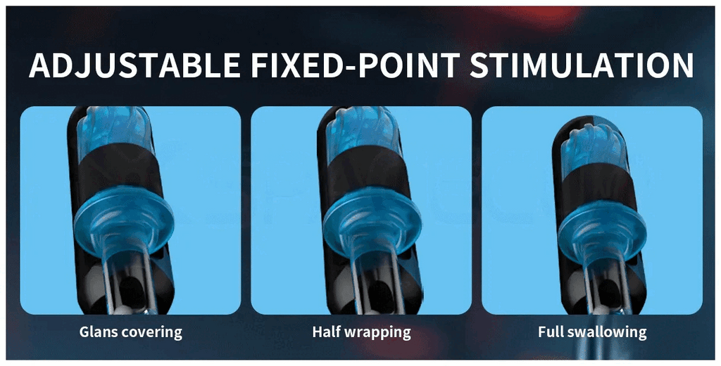 EASY.LOVE Skylon Deep Throat Thrusting Sucking Vibration Telescopic Masturbator