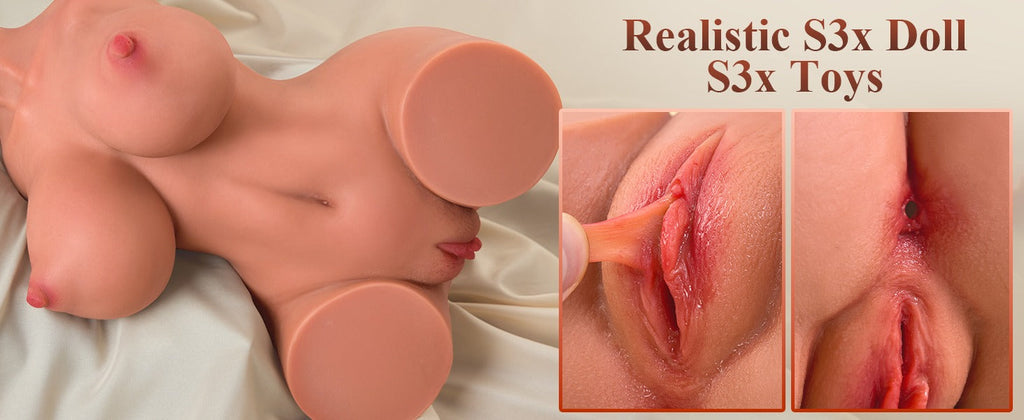 Daniela - Realistic Butt Latina Sex Torso Toy – Valentina Morena Soft Latex Breast & Hip Design