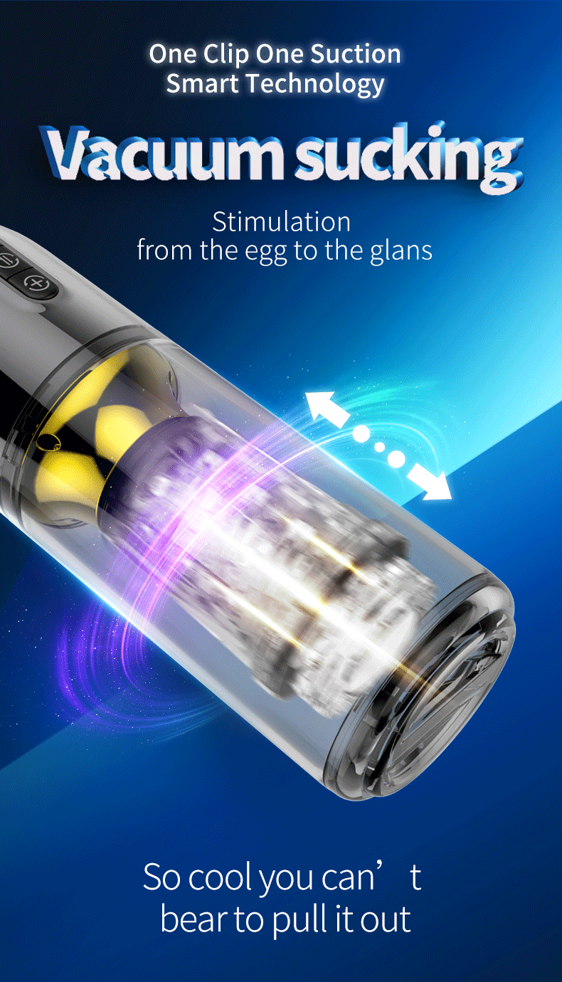 Blowjob Machine 3 Speeds 8 Modes Rotating Thrusting for Beginner