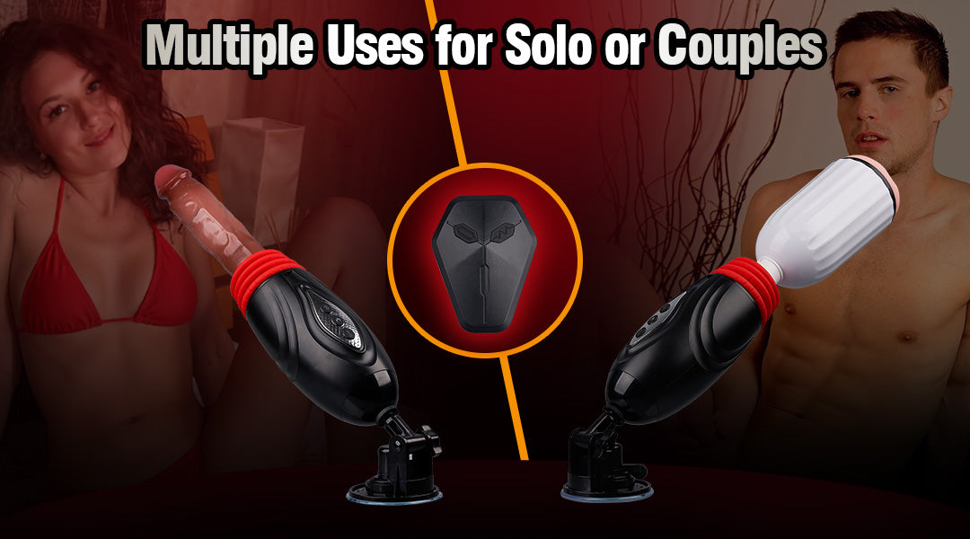 Stella - 2 in 1 Thrusting Heating Couples Sex Machine with Remote Control