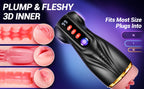 Daphne - 3 Sleeves Pocket Pussy Penis Pump with 9 Sucking & 9 Vibrating Male Masturbator