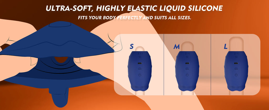 3 in 1 Penis Vibrator Male Masturbator with Detachable Butt Plug and Cock Ring