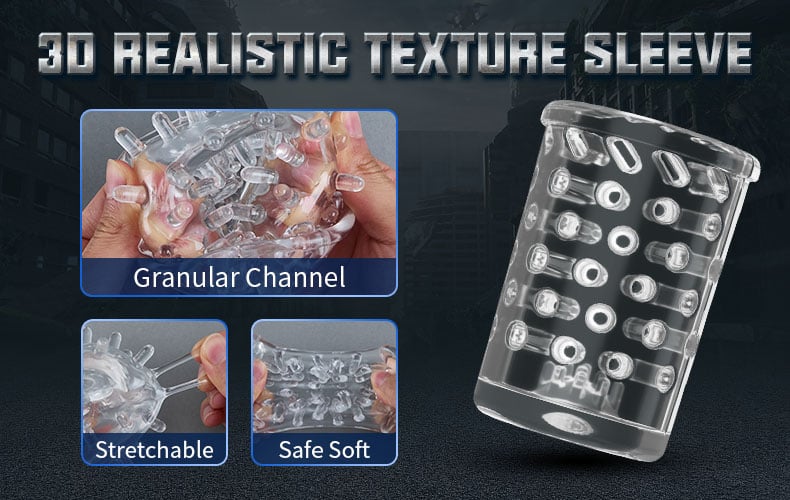 9 Rotating & Thrusting & Sucking Masturbator Cup Male Men Sex Toy
