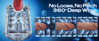 King -Powerful Suction 360° Deep Tight Wrapping Easy to Clean Masturbator