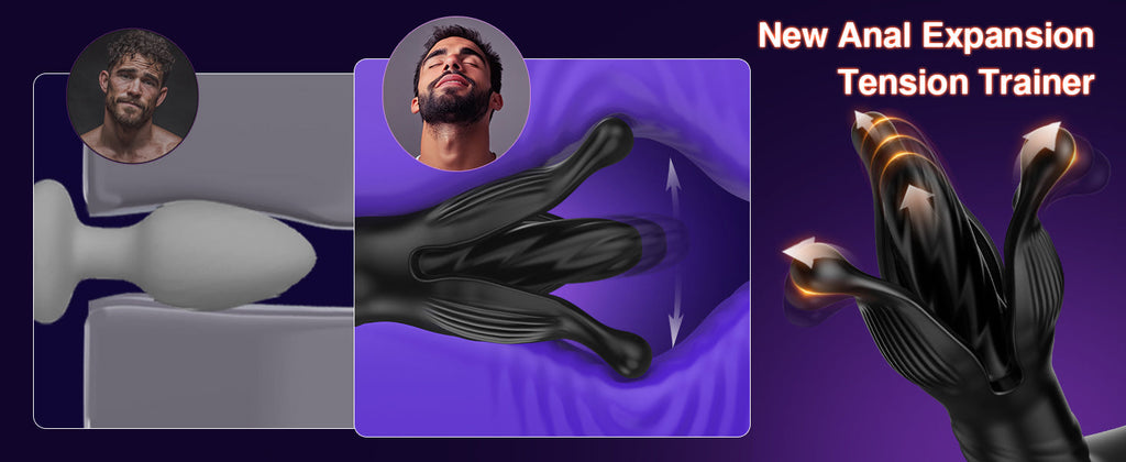 9 Tension Shock Flapping Prostate Massager Anal Toys