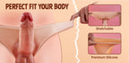 Strap-on Dildo Silicone Wearable Hollow Dildos Panties With 7.48'' Realistic Penis