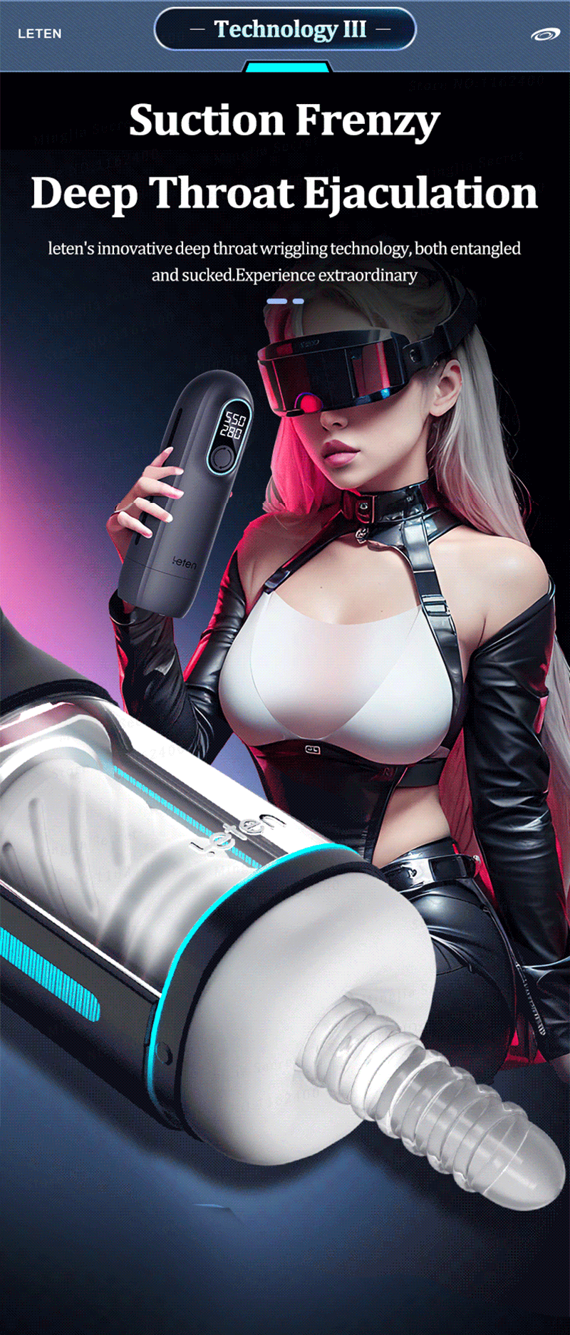 Fully Automatic Male Masturbator & Penis Enlargement Pump: 6 Modes, Featuring Thrusting, Suction, and Heating Functions