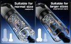9 Rotating & 4 Suction & Licking Pocket Pussy One-Touch Boost Automatic Male Masturbator