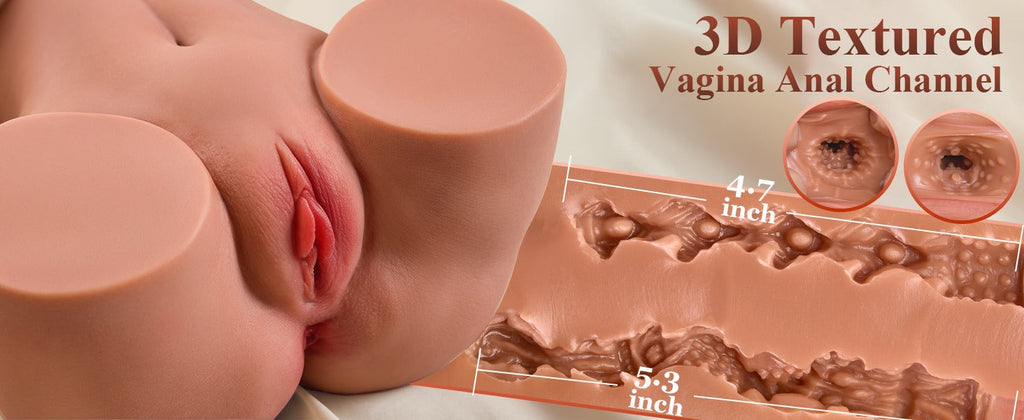 Daniela - Realistic Butt Latina Sex Torso Toy – Valentina Morena Soft Latex Breast & Hip Design