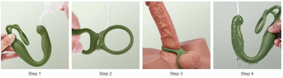 Logan 10 Vibrating & Swinging Prostate Massager with 2 Cock Rings for Men and Couple Gay Pleasure