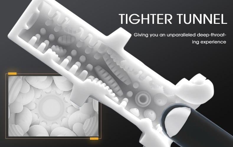 Wearable 7 Thrusting & Vibrating Heating Vocable Multifunctional Masturbator